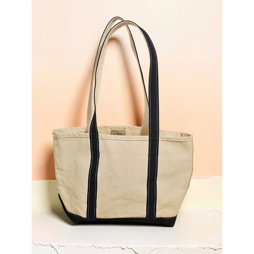 L.L.Bean 90s～ BOAT AND TOTE Made in USA Canvas Black 112636